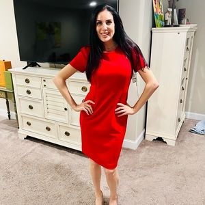 Red Calvin Klein Dress NWT Size 10